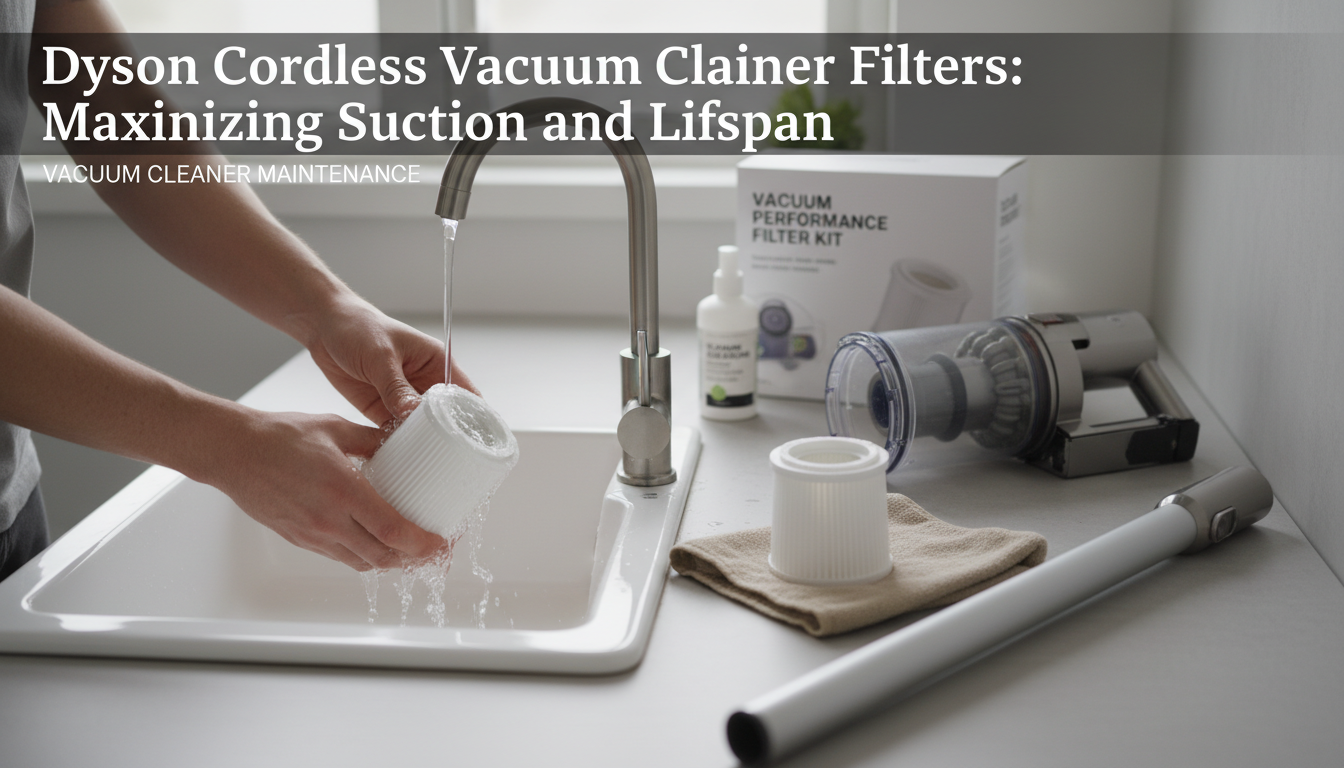 Dyson Cordless Vacuum Cleaner Filters: Maximizing Suction and Lifespan
