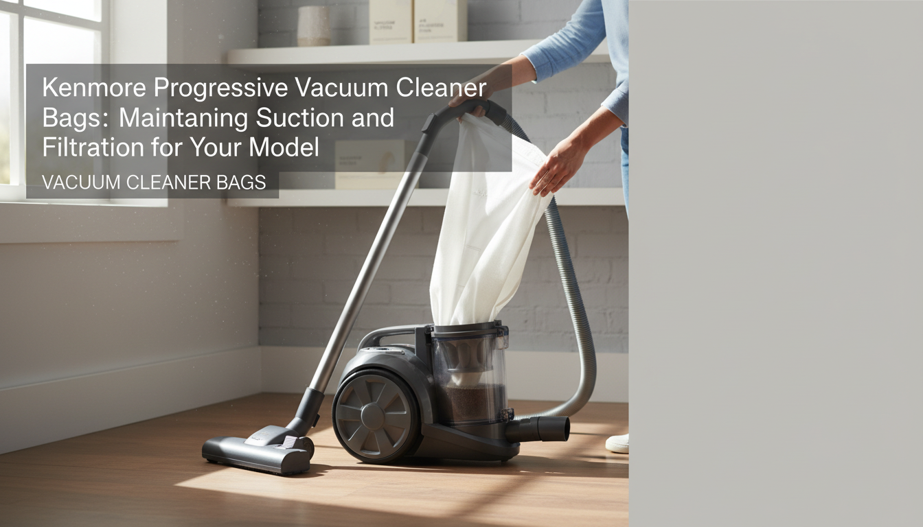 Kenmore Progressive Vacuum Cleaner Bags: Maintaining Suction and Filtration for Your Model
