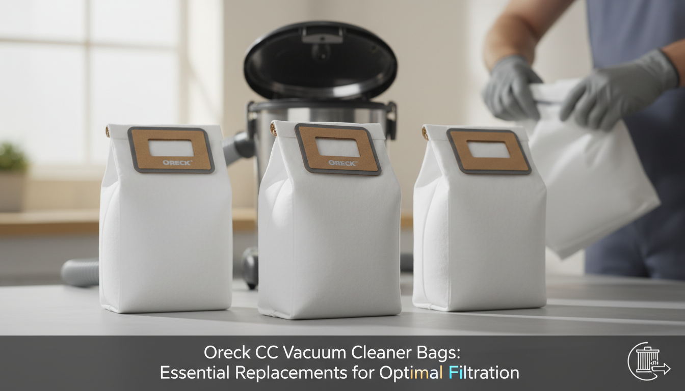 Oreck CC Vacuum Cleaner Bags: Essential Replacements for Optimal Filtration