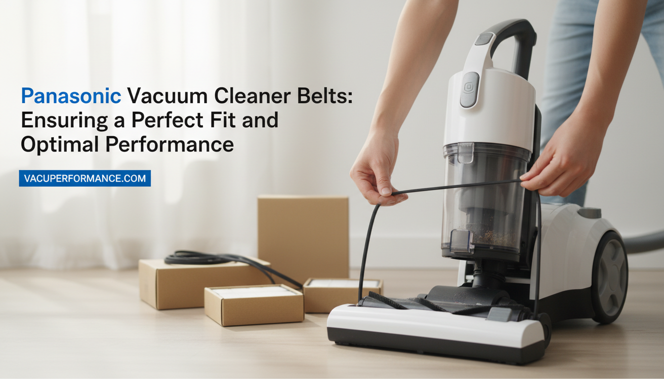 Panasonic Vacuum Cleaner Belts: Ensuring a Perfect Fit and Optimal Performance