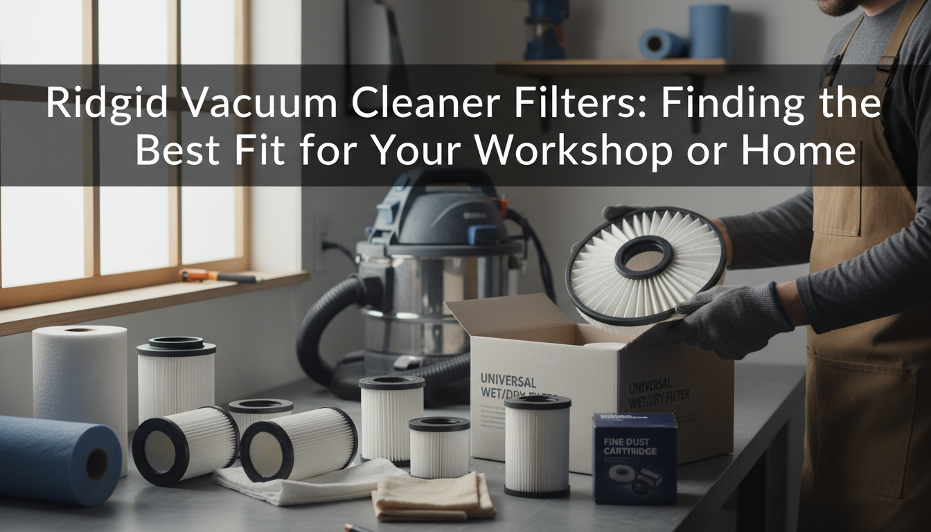Ridgid Vacuum Cleaner Filters: Finding the Best Fit for Your Workshop or Home