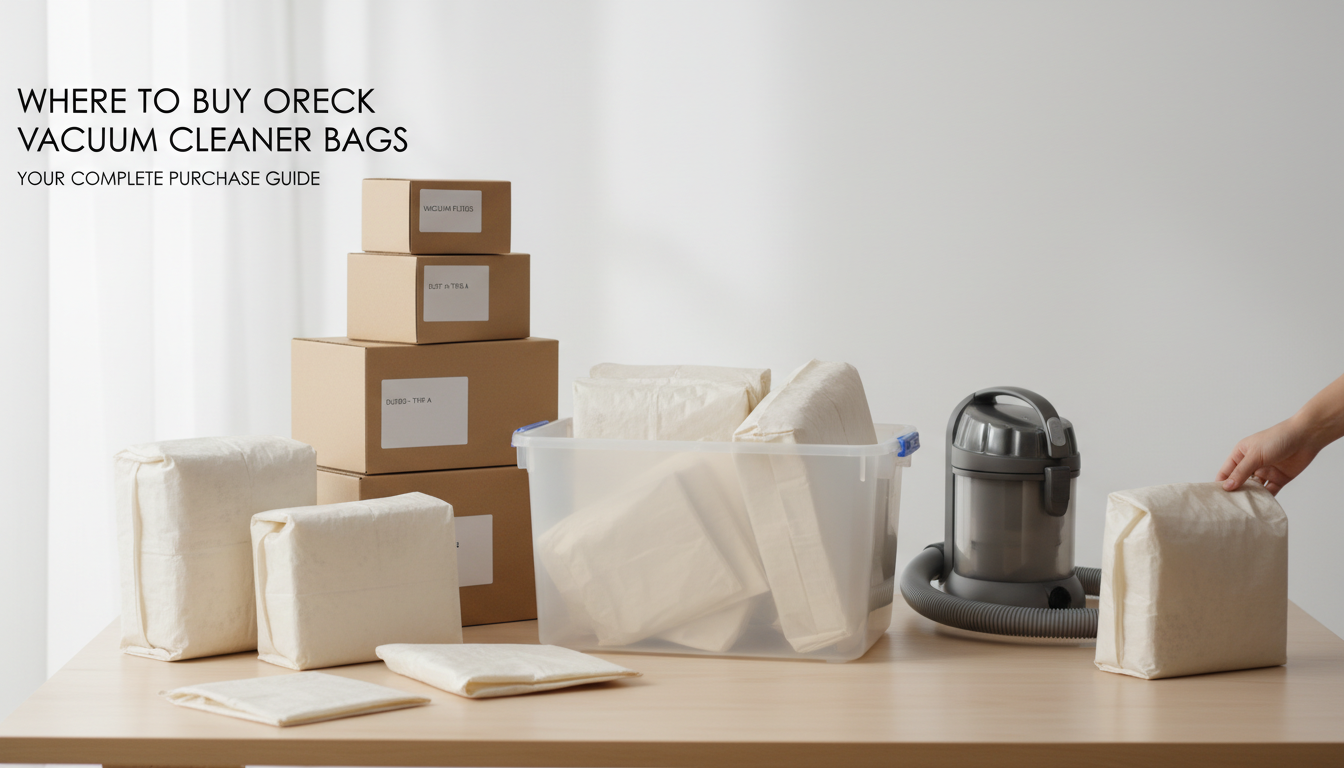 Where to Buy Oreck Vacuum Cleaner Bags: Your Complete Purchase Guide